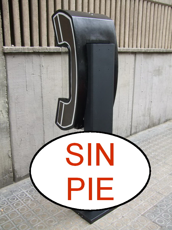 cabina telefefono publico americano.sin pie.metal neg.max.telef.54x20 171x44x36 (95eu.) 1u